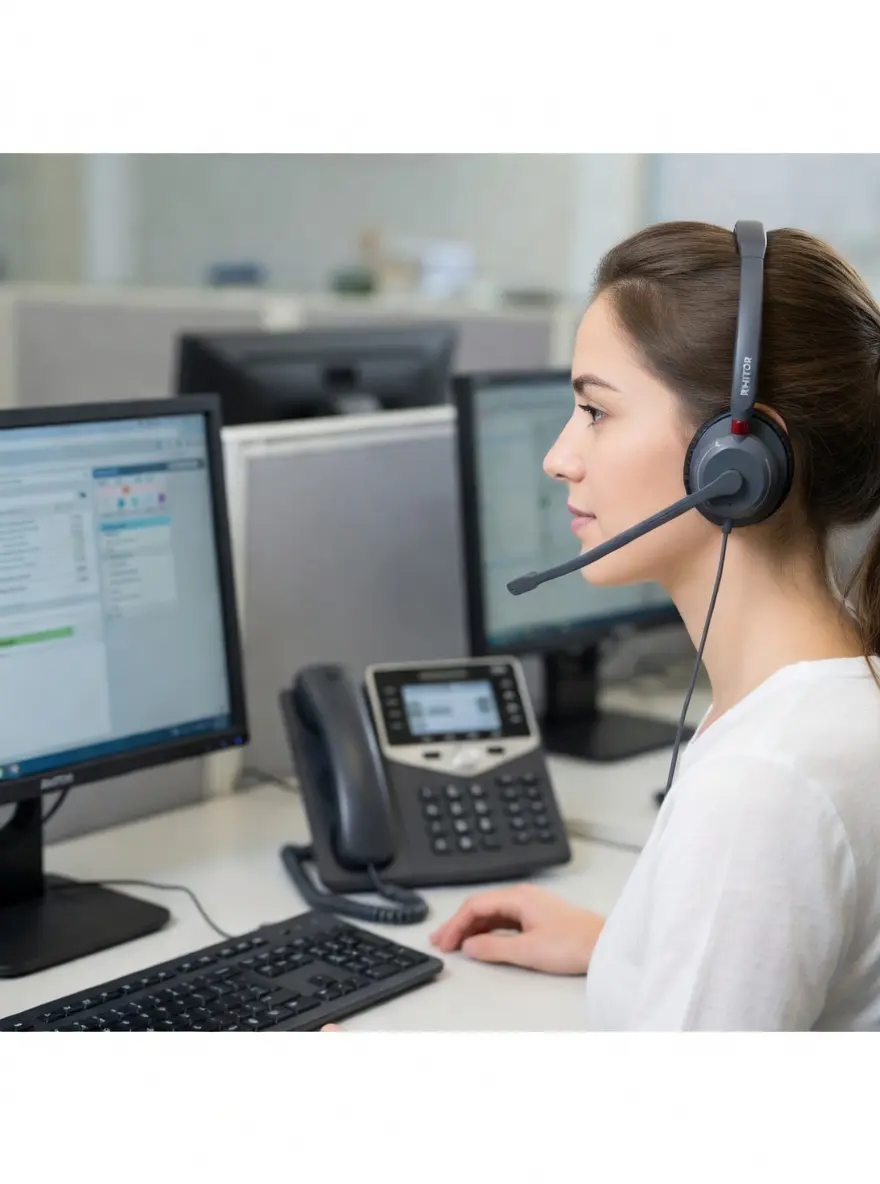 Headset in use CONTACT 510