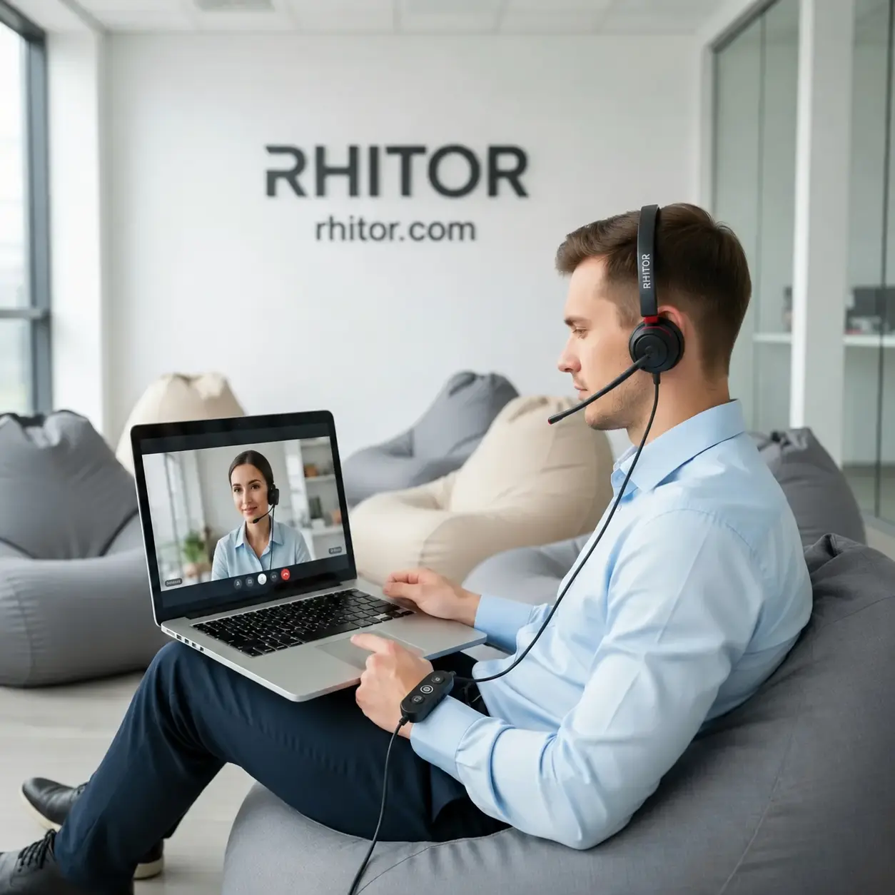 Headset in use OFFICE PRO 5220